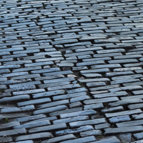 Paris Cobblestones Wet Symmetrical