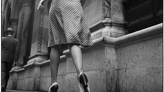 New York 1946 "Woman walking down the street" Stanley Kubrick for Look Magazine New York City Magazine